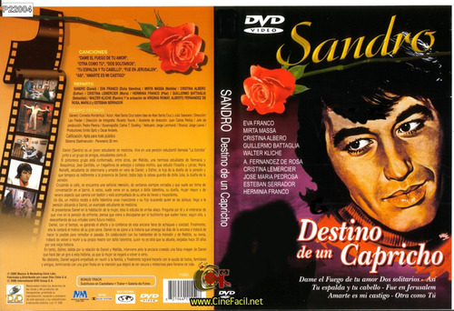 Sandro Destino De Un Capricho Dvd New Cerrado 100 % Original
