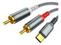 Comprar Cable De Audio Usb C A 2 Rca 6.6 Pies Tipo C A Rca Macho