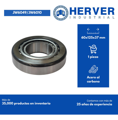 Rodamiento Balero Jw6049/10 Rodillos Cónicos
