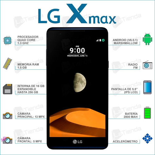 LG X Max 16gb Nuevo En Caja