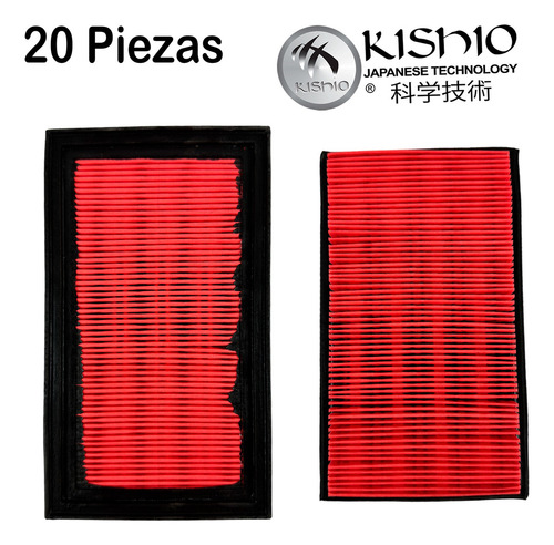 20 Filtros De Aire Tiida 1.8l 07-10 Kishio