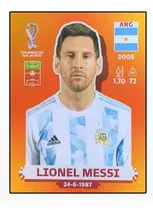 Comprar Figurita Mundial Qatar 2022 Lionel Messi Panini