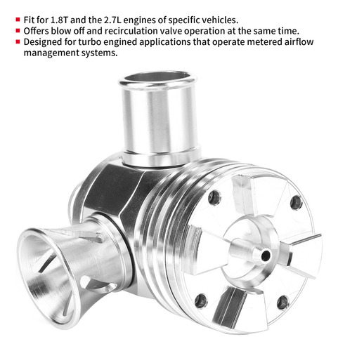 . Válvula Divisora Bov1022 Ajustable Turbo Blow Off