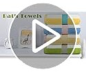 Toalla De Baño De Algodón Jacquotha 100%, Juego De 2 Toallas