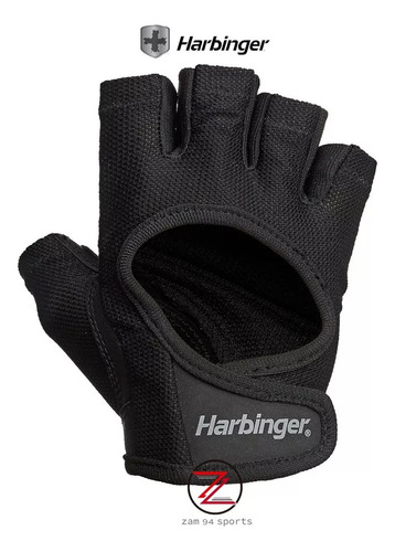 Guantes Gym Harbinger Muñequera Ajustable