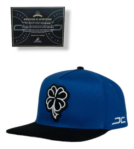 Gorra Jc Hats Trébol Blue Black / Con Certificado 