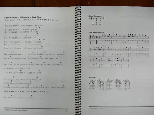 Caderno De Cifras Violão Sertanejo Raiz Vol.4 - 49 Músicas