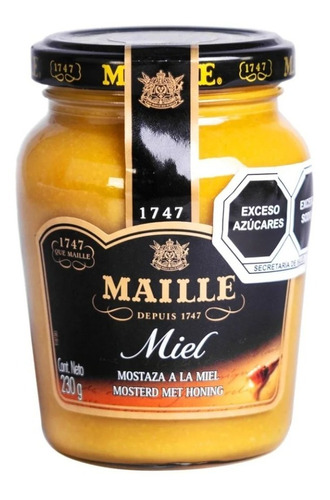 Mostaza Maille A La Miel 230 Gr