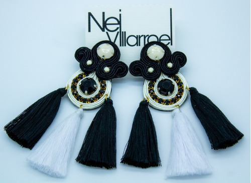 Aros Neivillarroel Soutache Modelo Luz