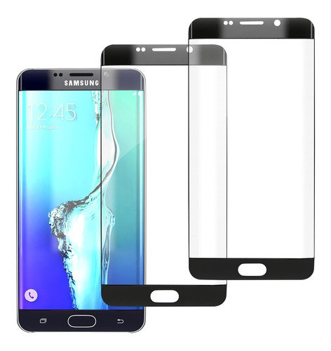 Cristal Curvo Samsung Galaxy S6 Edge Plus Set 2 Piezas Mica