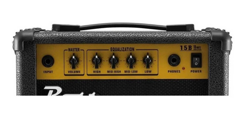 Imagen 3 de 3 de Amplificador Ross B15 para bajo de 15W color negro 220V