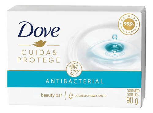 Jabón Dove Antibacterial X90gr - g a $167