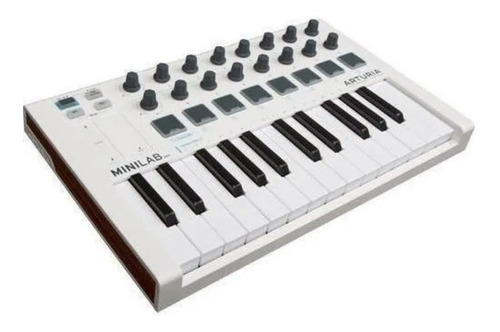 Controlador Midi Arturia Minilab Mk2 Color Blanco