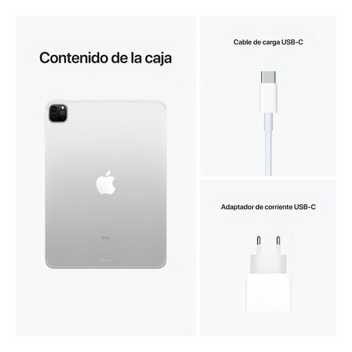 Apple iPad Pro de 11" Wi-Fi + Cellular 128GB Plata (3ª generación)