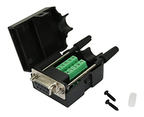 Adaptador Hembra Db9 Rs232 Serial Terminal C/ Clema Conector