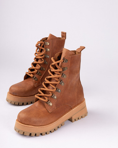 Borcego Bota Jujuy Cuero Vacuno Camel Winndia 