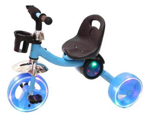 Triciclo  Led Azul Con Música 
