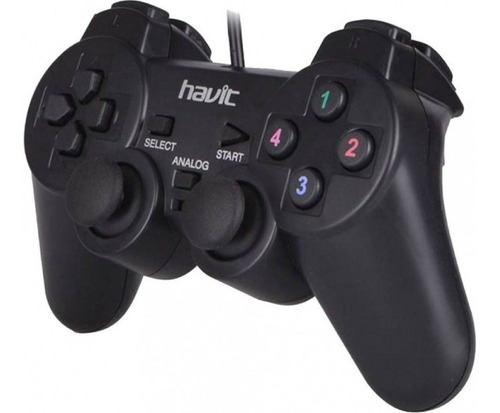 Joystick X2 Análogo Havit G61 Compatible Pc/ps2/ps3 Color Negro