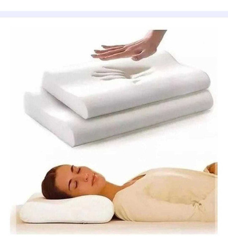 Almohada Cervical Viscoelastica Flex Memoria Dormir Descanso