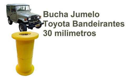 Imagem 1 de 5 de Bucha Da Mola Olhal Fixo Diant/traz Toyota Band. 30 Mm 1 Pç