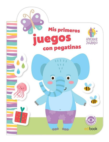 Set 4 Libros Colorear Aprendizaje Animalitos + Stickers