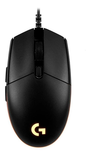 Imagen 2 de 6 de Mouse Con Cable Logitech G203 Gaming Rgb Lightsync Negro