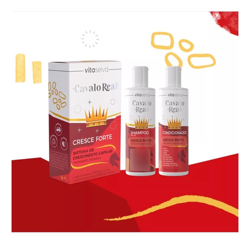 Kit C/ Shampoo/condicionador/duovita Cresce Forte Vita Seiva