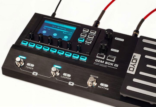 Pedaleira Guitarra Joyo Gem Box 3 Preto