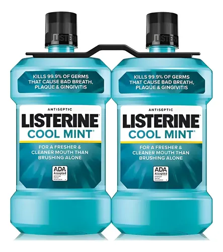 LISTERINE PACKS 2X 500 ML COOL MINT