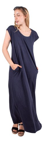 Maxi Vestidos Mujer Verano De Algodon Talle Grande Liviano