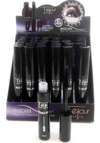 Mascara Pestañas Negra Tejar Larga Duracion X 24 Unidades