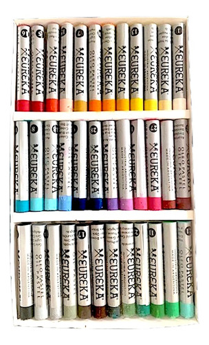 Eureka Pasteles Al Oleo 36 Colores