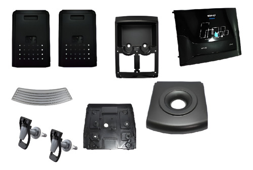 Kit Laterais+carcaça+inserto+torneiras+tampo+ping+base Preto
