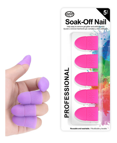 Dediles De Silicona Para Remover Esmalte, Uñas Acrilicas