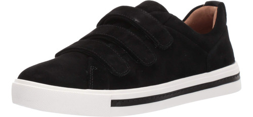 Clarks Womens Un Maui Strap Sneaker, Black B07n55q7r2_210324