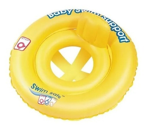 Imagen 2 de 9 de Flotador Salvavidas Inflable Doble Aro P/ Pileta Bebe 32027