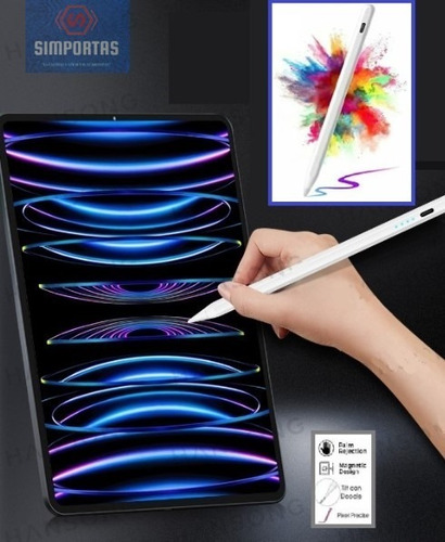 Lápiz Pencil Óptico Para iPad Con Rechazo Palma Precisión 