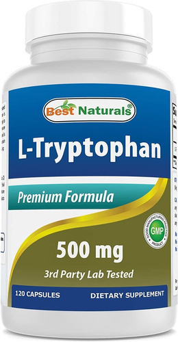 L- Triptófano Premium Dormir Insomnio 120 Capsulas Eg T48 Sabor Nd