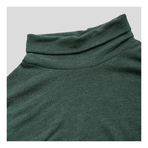 Nueva Tortuga De Punto Informal Para Hombre Con Cuello De To