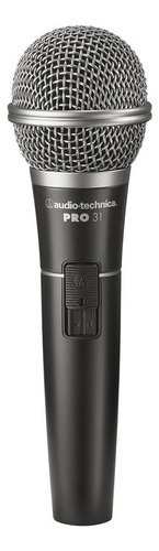 Microfono Audio Technica At Pro 31 Dinamico Vocal C/ Switch Color Negro