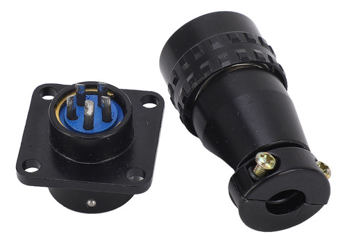 Conector De Aviación, Enchufe Hembra De 5 Pines, Latón