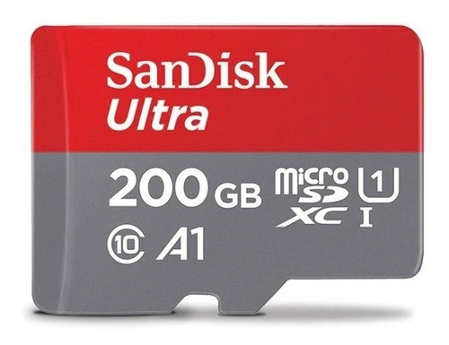 Cartão De Memória Microsdxc 200gb Sandisk Ultra Classe 10