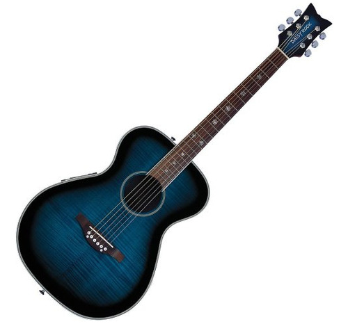 Guitarra Acústico-eléctrica Daisy Rock Pixie, Azul