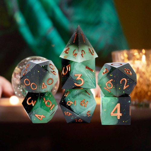 7x Juego De Dados Poliédricos, Juguetes Estilo A Estilo A