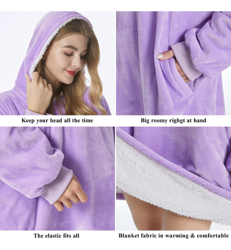 Sudadera Portátil Con Capucha Felicigeely De Gran Tamaño Par