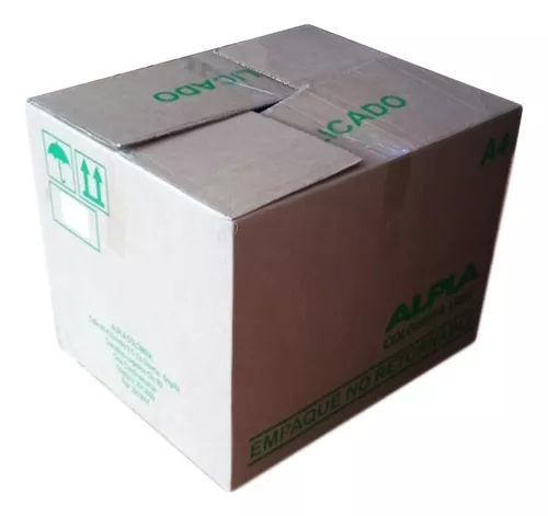 Caja cuadrada cartón Kraft con tapa integrada 29x29x5cm 50uds