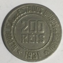 Moeda 200 Reis 1931