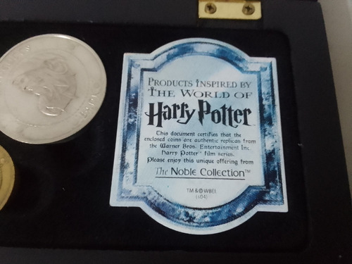 Harry Potter Coleccion De Monedas Del Banco Gringotts (Usado)