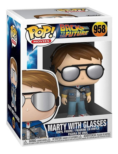 Muñeca Funko Pop Marty Con Gafas 958 Regreso Al Futuro