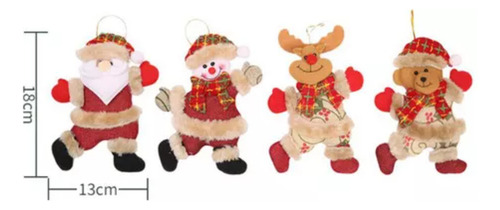 32pcs Peluche Para Colgar Navidad Y Arcos Árbol De Navidad